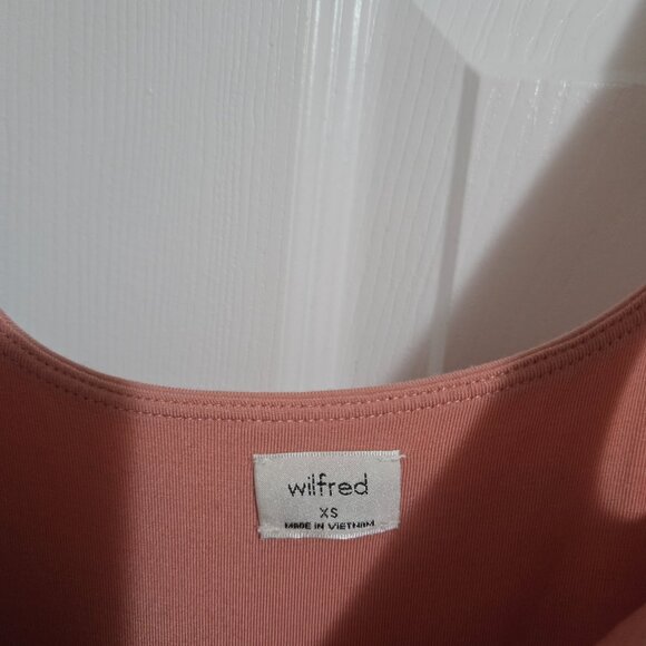 Wilfred by Aritzia Saturn Wrap Midi Dress xs - Picture 4 of 8